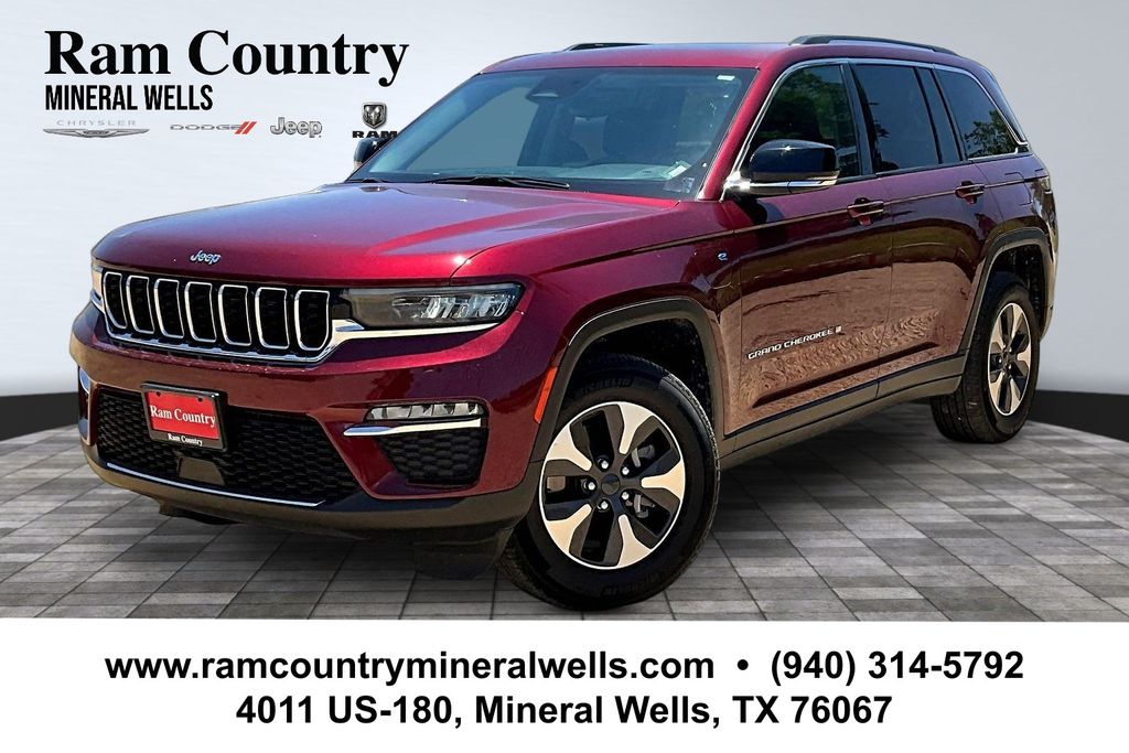 Velvet Red Pearlcoat 2024 Jeep Grand Cherokee 4xe SUV / Crossover Four-Wheel Drive 8-Speed Automatic