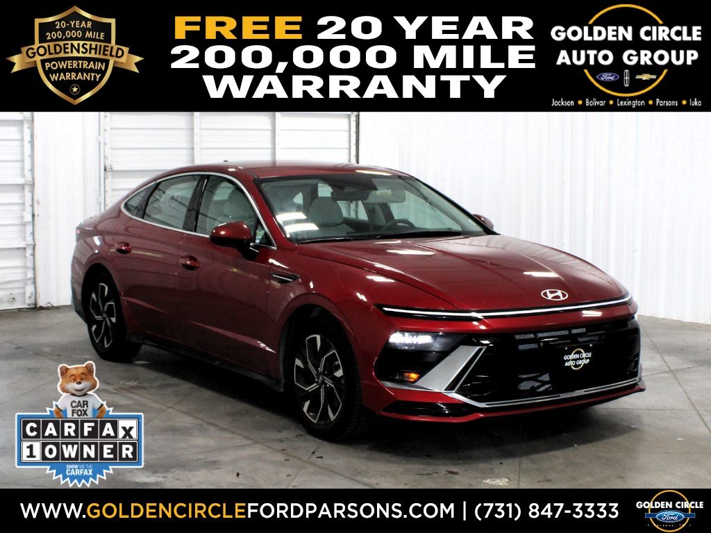 Ultimate red 2024 Hyundai Sonata Sedan Front-Wheel Drive 8-Speed Automatic
