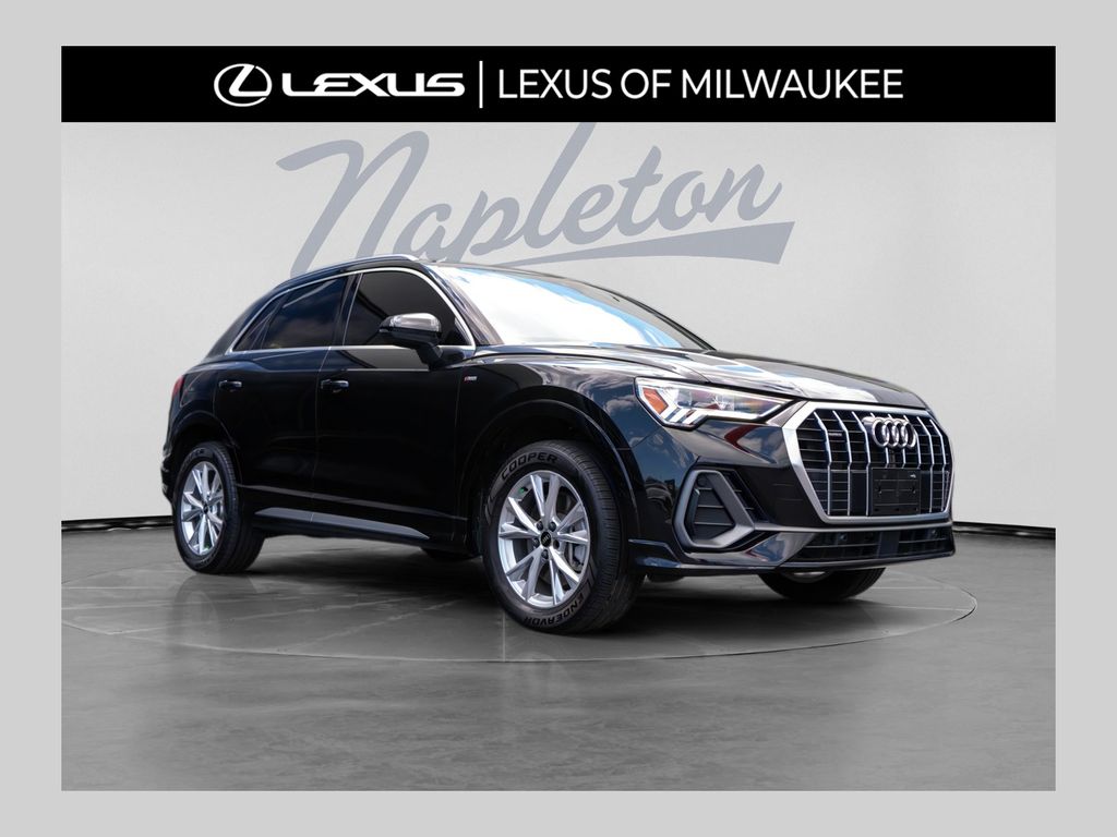 Mythos Black Metallic 2023 Audi Q3 quattro Premium S Line 45 TFSI SUV / Crossover All-Wheel Drive 8-Speed Automatic