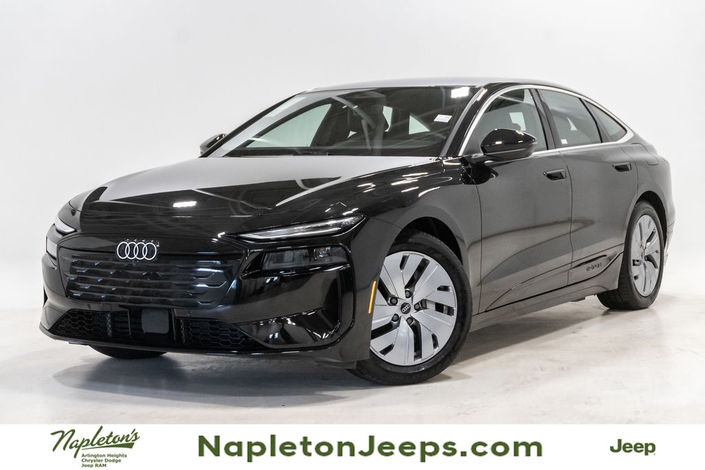 Mythos Black Metallic 2025 Audi A6 e-tron Sportback quattro Premium Sedan All-Wheel Drive Automatic