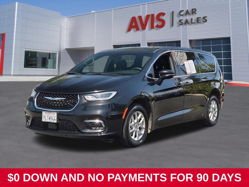 Diamond Black Crystal Pearlcoat 2025 Chrysler Pacifica Minivan Front-Wheel Drive 9-Speed Automatic