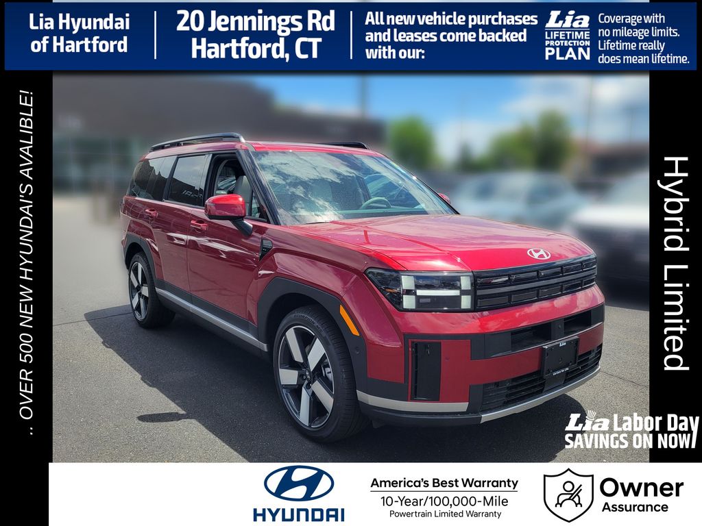 Ultimate Red 2026 Hyundai Santa Fe Hybrid SUV / Crossover All-Wheel Drive 6-Speed Automatic