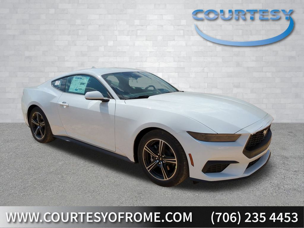 Oxford White 2025 Ford Mustang Coupe Rear-Wheel Drive Automatic