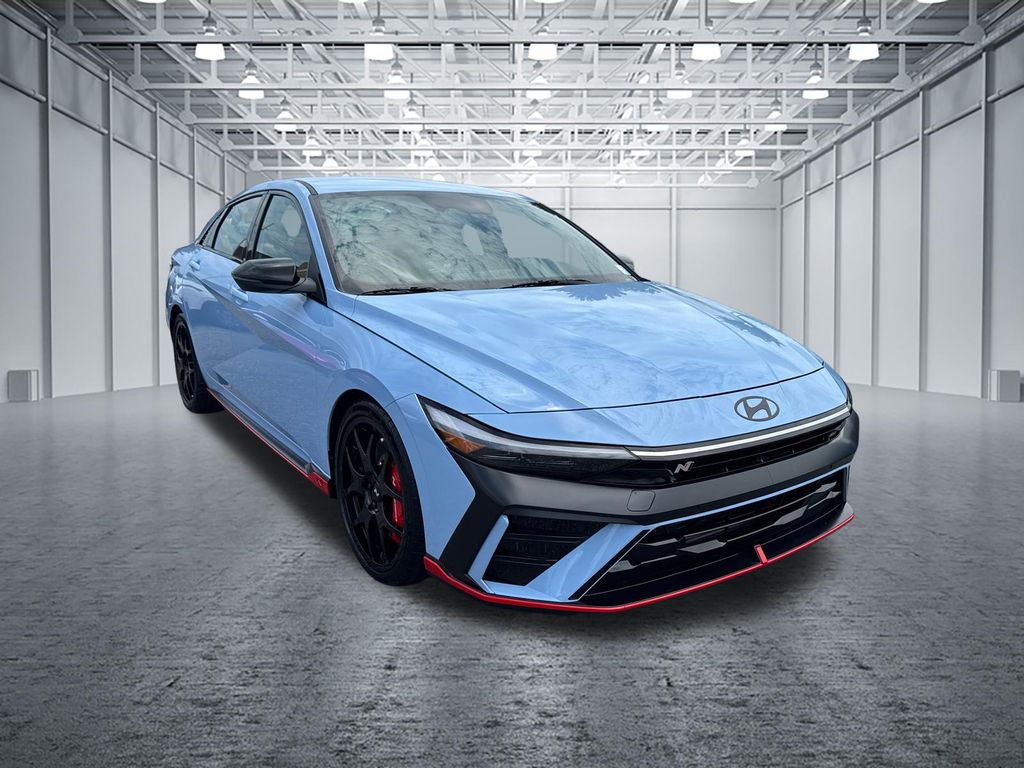 Performance Blue 2026 Hyundai Elantra N Sedan Front-Wheel Drive 6-Speed Manual
