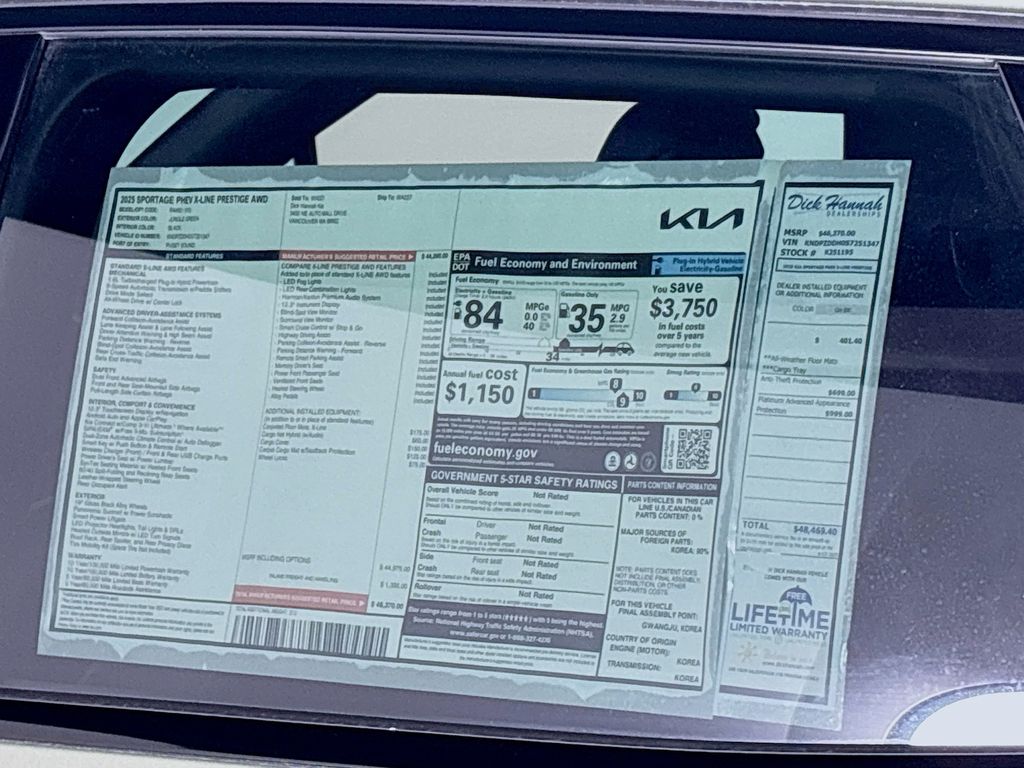 2025 Kia Sportage Plug-In Hybrid X-Line Prestige