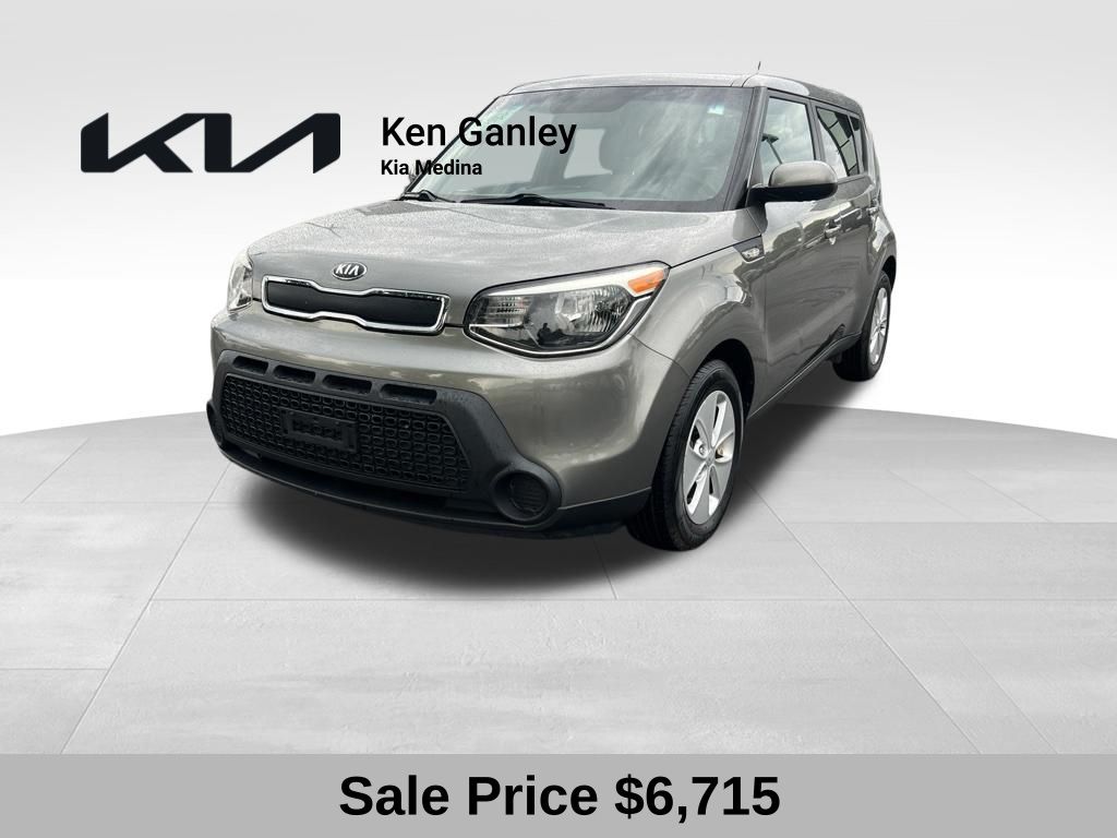 Titanium Gray 2014 Kia Soul Wagon Front-Wheel Drive 6-Speed Automatic