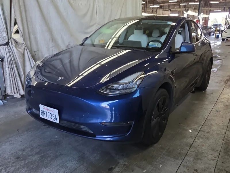 Deep Blue Metallic 2020 Tesla Model Y SUV / Crossover All-Wheel Drive 1-Speed Automatic