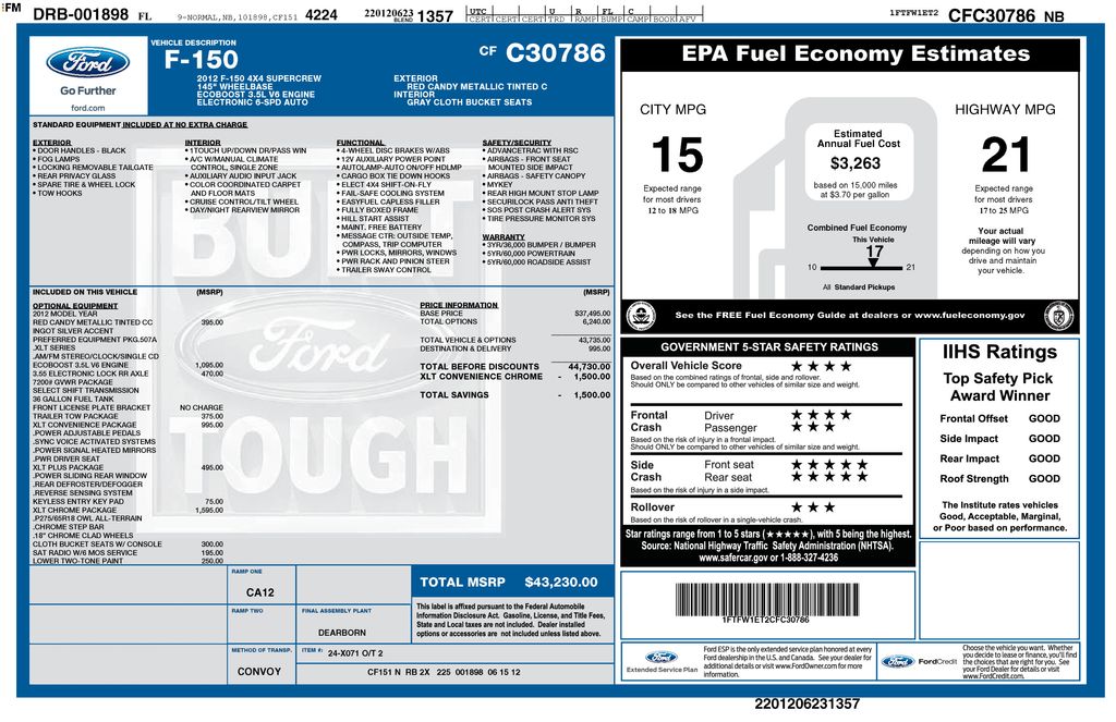 Used 2012 Red Ford XLT image 10