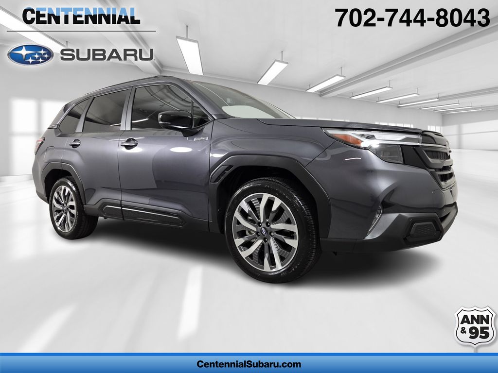 Gray Metallic 2025 Subaru Forester Hybrid Touring AWD SUV / Crossover All-Wheel Drive Continuously Variable Transmission