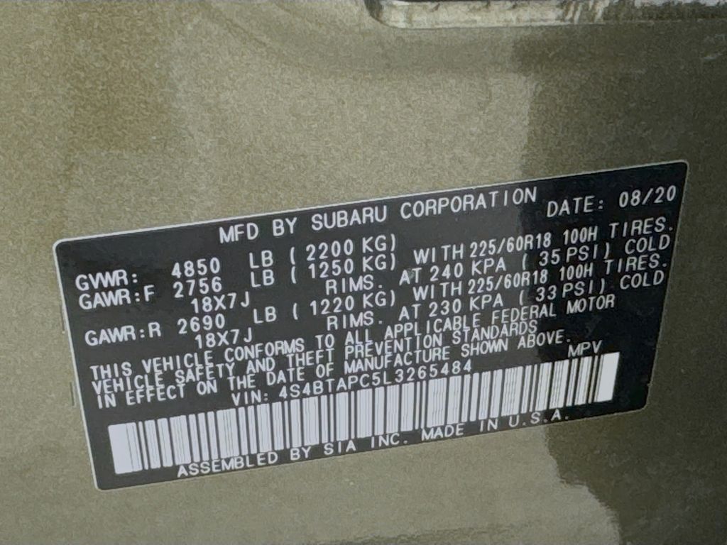 Used Car 2020 Subaru Outback  Touring For Sale Under $30,000 In Austin, Texas