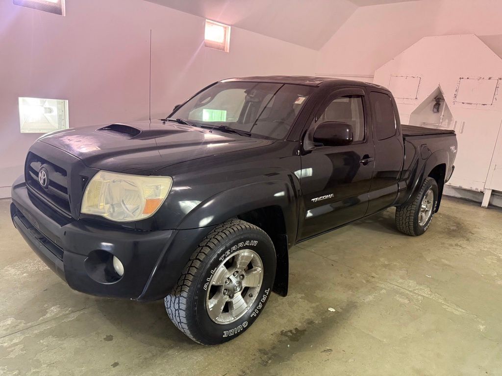 Black Sand Pearl 2006 Toyota Tacoma Pickup Truck Four-Wheel Drive 6-Speed Manual Overdrive