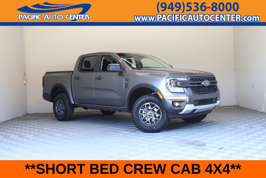Gray Metallic 2025 Ford Ranger Pickup Truck Four-Wheel Drive Automatic