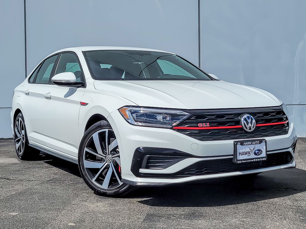 Pure White 2019 Volkswagen Jetta GLI S FWD Sedan Front-Wheel Drive 6-Speed Manual