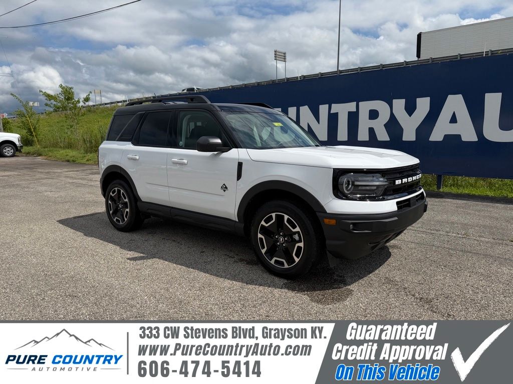 Oxford White 2024 Ford Bronco Sport SUV / Crossover All-Wheel Drive 8-Speed Automatic