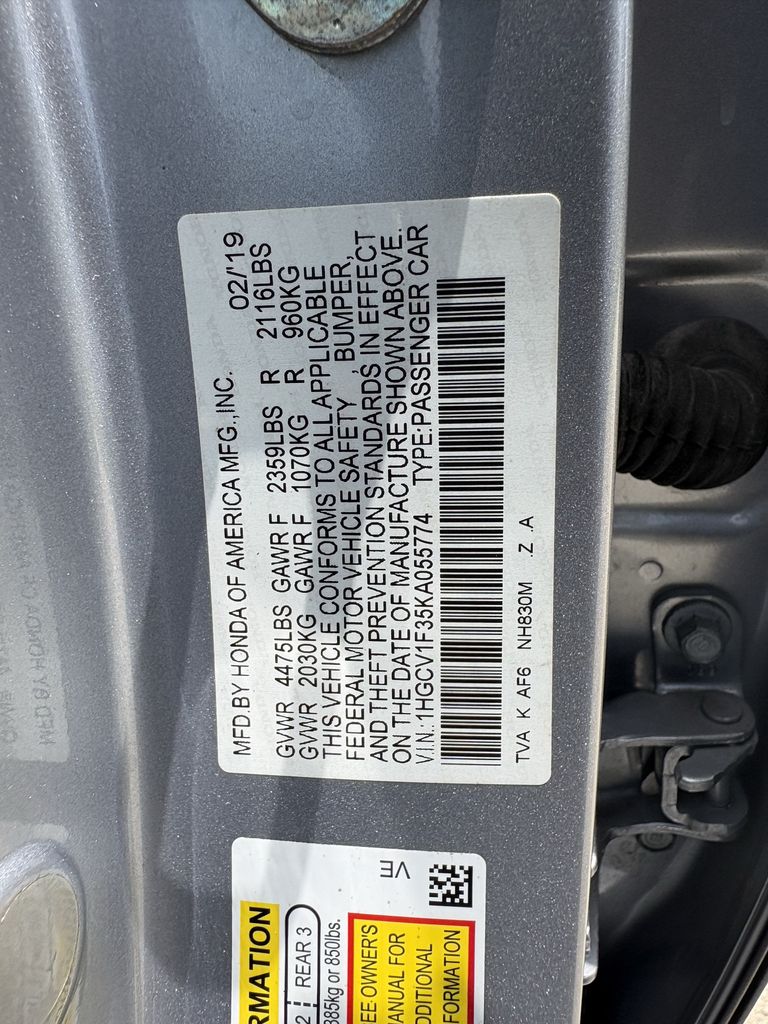 2019 Honda Accord Sport Silver at Baytown Hyundai