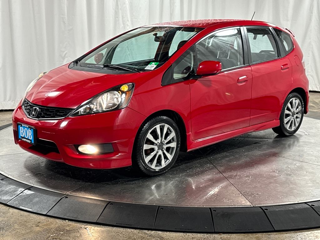 Milano Red 2013 Honda Fit Sport Hatchback Front-Wheel Drive 5-Speed Manual