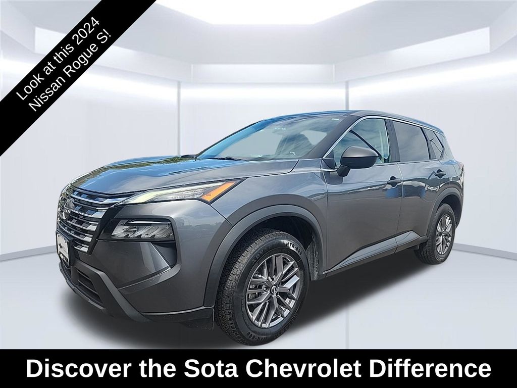 Gray (Gun Metallic) 2024 Nissan Rogue SUV / Crossover All-Wheel Drive Continuously Variable Transmission