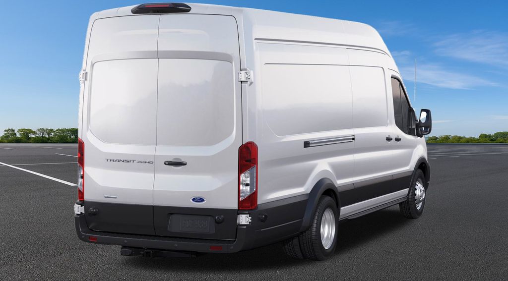 New 2025 Ford Transit Cargo Van DRW 148 WB Extended 350 HD High Roof