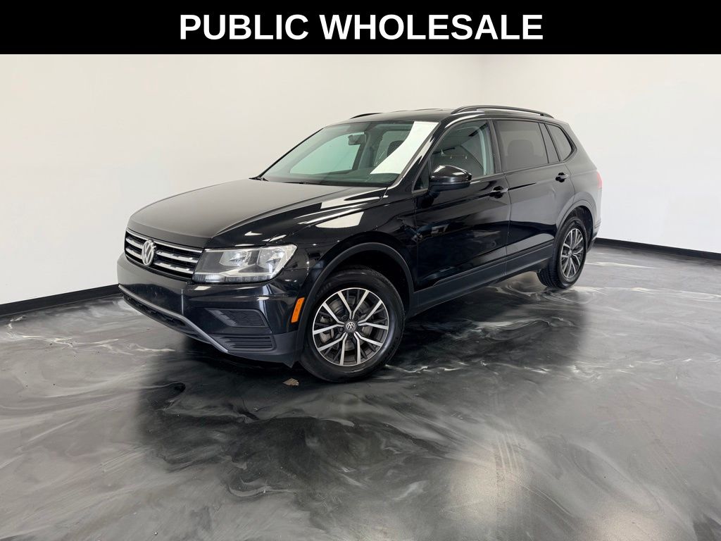 Deep Black 2021 Volkswagen Tiguan SUV / Crossover All-Wheel Drive 8-Speed Automatic