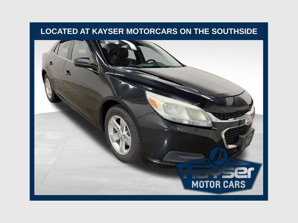 Black Granite Metallic 2015 Chevrolet Malibu Sedan Front-Wheel Drive 6-Speed Automatic Overdrive