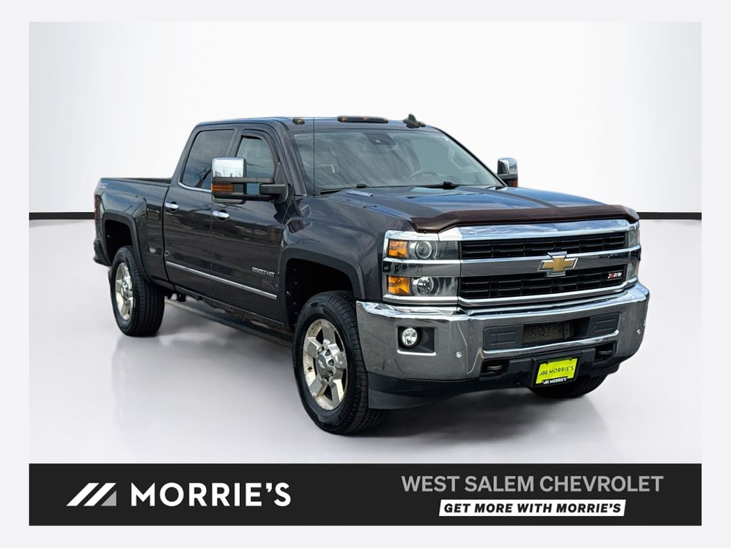 Gray (Tungsten Metallic) 2016 Chevrolet Silverado 2500HD Pickup Truck Four-Wheel Drive 6-Speed Automatic