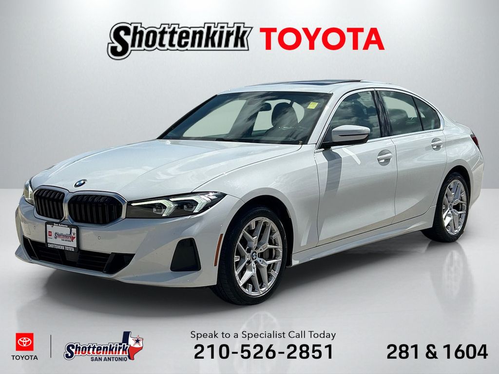 Alpine White 2025 BMW 3 Series Sedan Rear-Wheel Drive 8-Speed Automatic