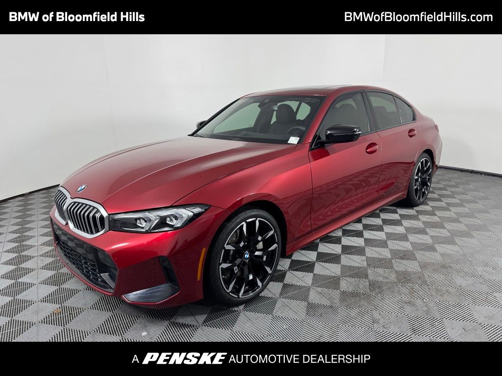Vegas Red Metallic 2025 BMW 3 Series 330i xDrive Sedan All-Wheel Drive 8-Speed Automatic