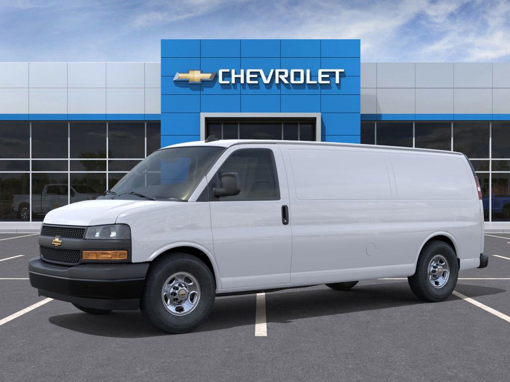 New 2025 White Chevrolet Work Van image 2