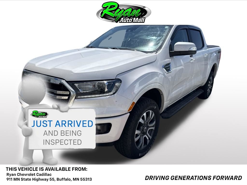 White Platinum Tri-Coat 2019 Ford Ranger Pickup Truck Four-Wheel Drive Automatic