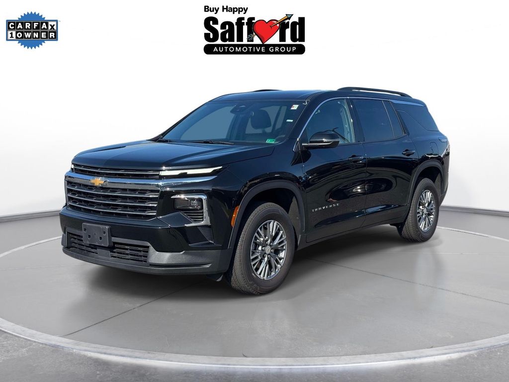 Black Metallic 2026 Chevrolet Traverse SUV / Crossover Four-Wheel Drive 8-Speed Automatic