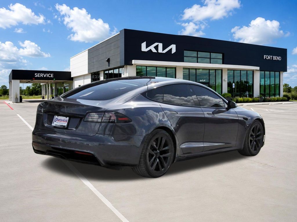 2022 Tesla Model S Base Gray at Shottenkirk Kia Fort Bend