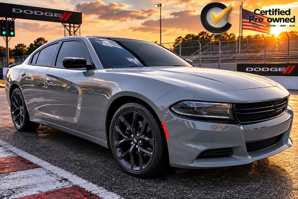 Destroyer Gray Clearcoat 2023 Dodge Charger Sedan Rear-Wheel Drive 8-Speed Automatic