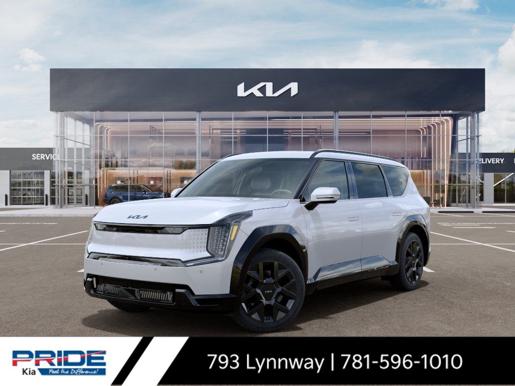Glacial White Pearl 2026 Kia EV9 SUV / Crossover All-Wheel Drive 1-Speed Automatic