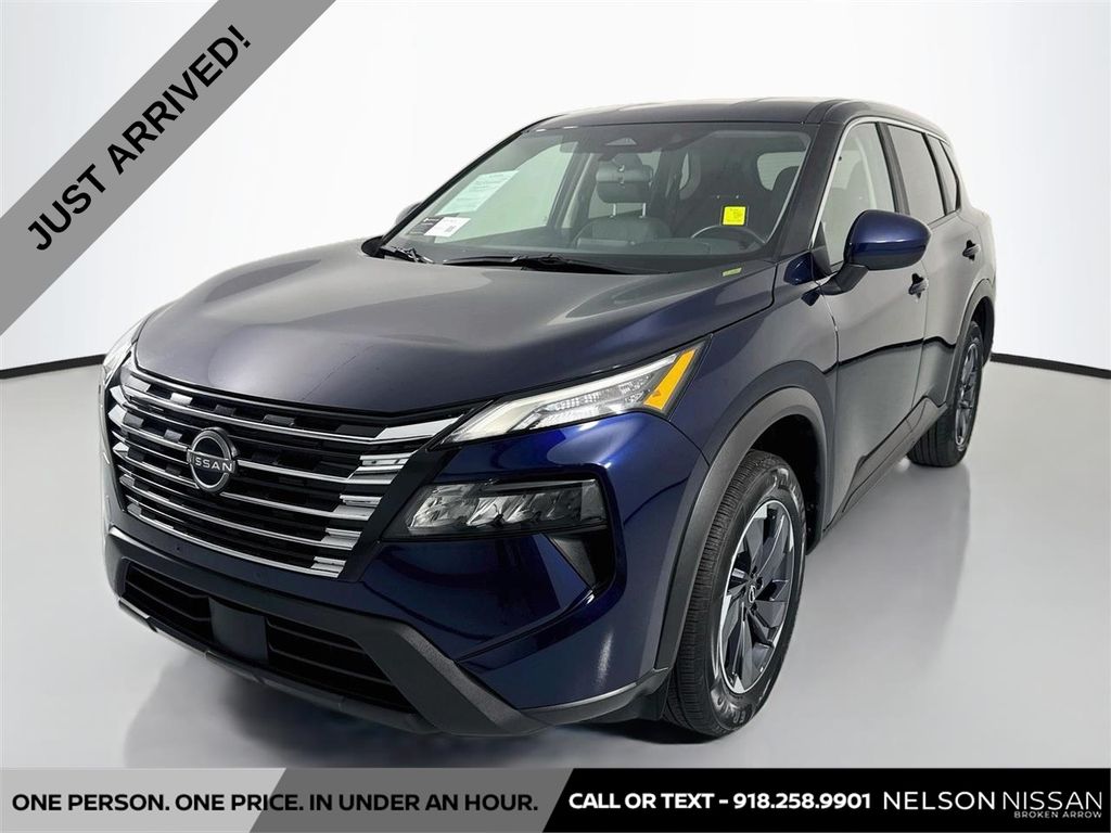 Deep Ocean Blue Pearl 2025 Nissan Rogue SUV / Crossover Front-Wheel Drive Continuously Variable Transmission