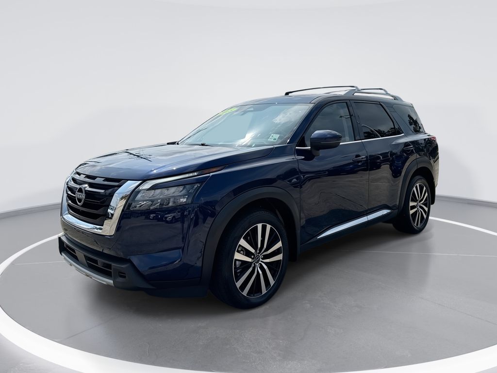 Deep Ocean Blue Pearl 2025 Nissan Pathfinder Platinum 4WD SUV / Crossover All-Wheel Drive 9-Speed Automatic