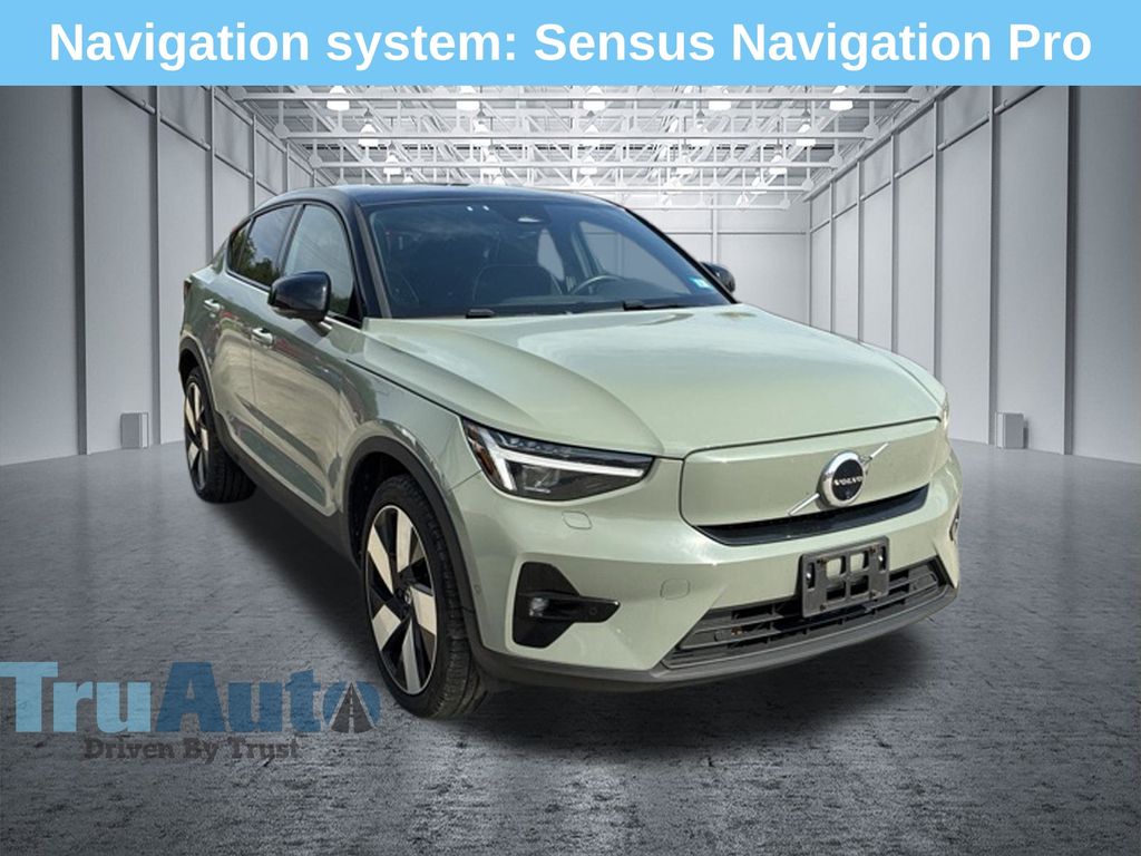 Green 2022 Volvo C40 Recharge SUV / Crossover 1-Speed Automatic