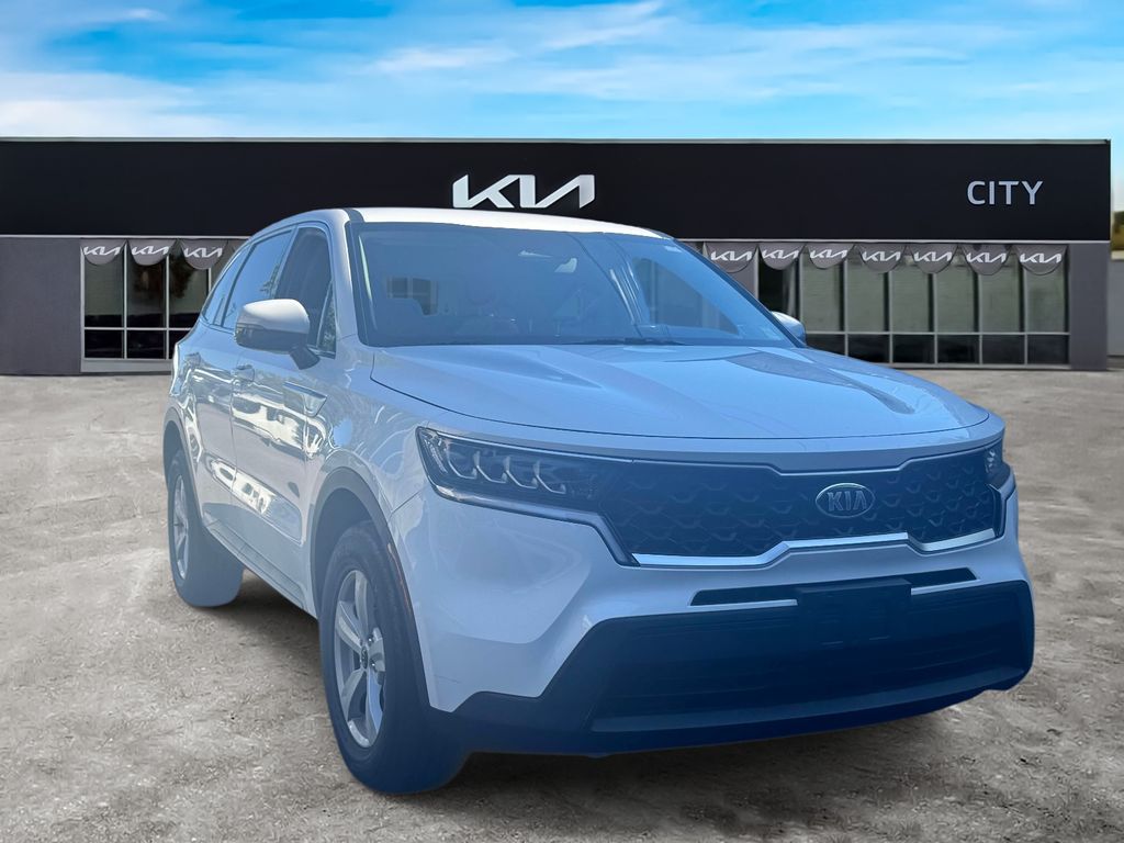 Glacial White Pearl 2021 Kia Sorento SUV / Crossover All-Wheel Drive 8-Speed Automatic