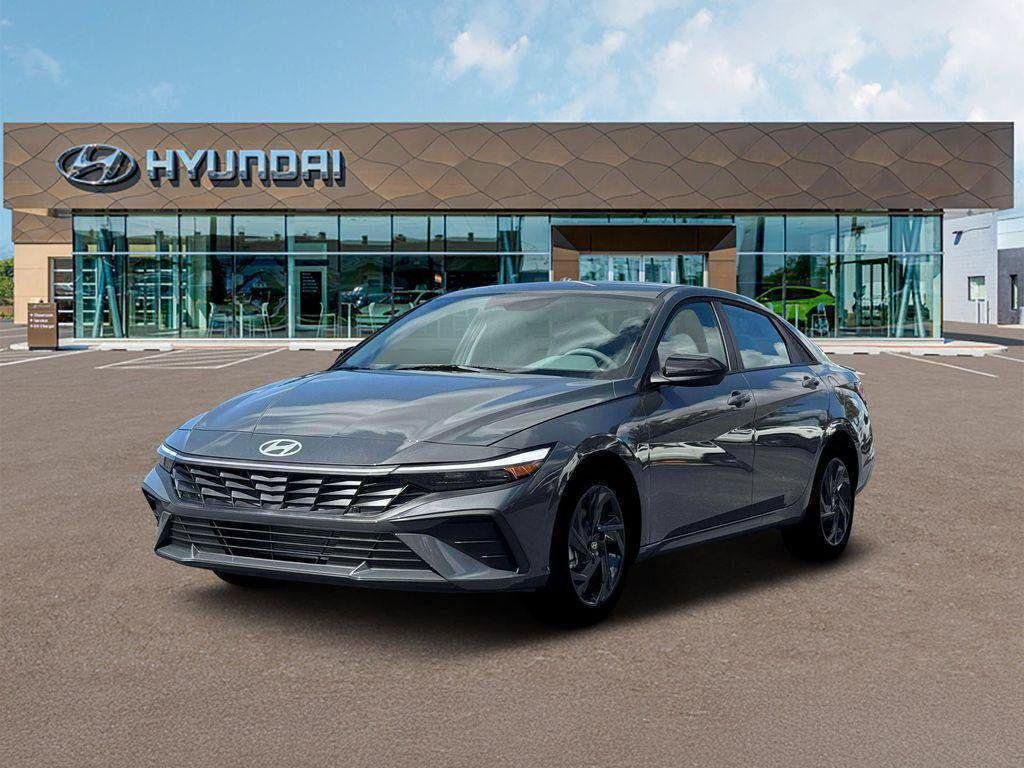 Gray 2026 Hyundai Elantra Sedan Front-Wheel Drive Continuously Variable Transmission