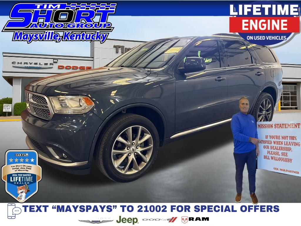 Reactor Blue Pearlcoat 2020 Dodge Durango SXT Plus AWD SUV / Crossover All-Wheel Drive 8-Speed Automatic