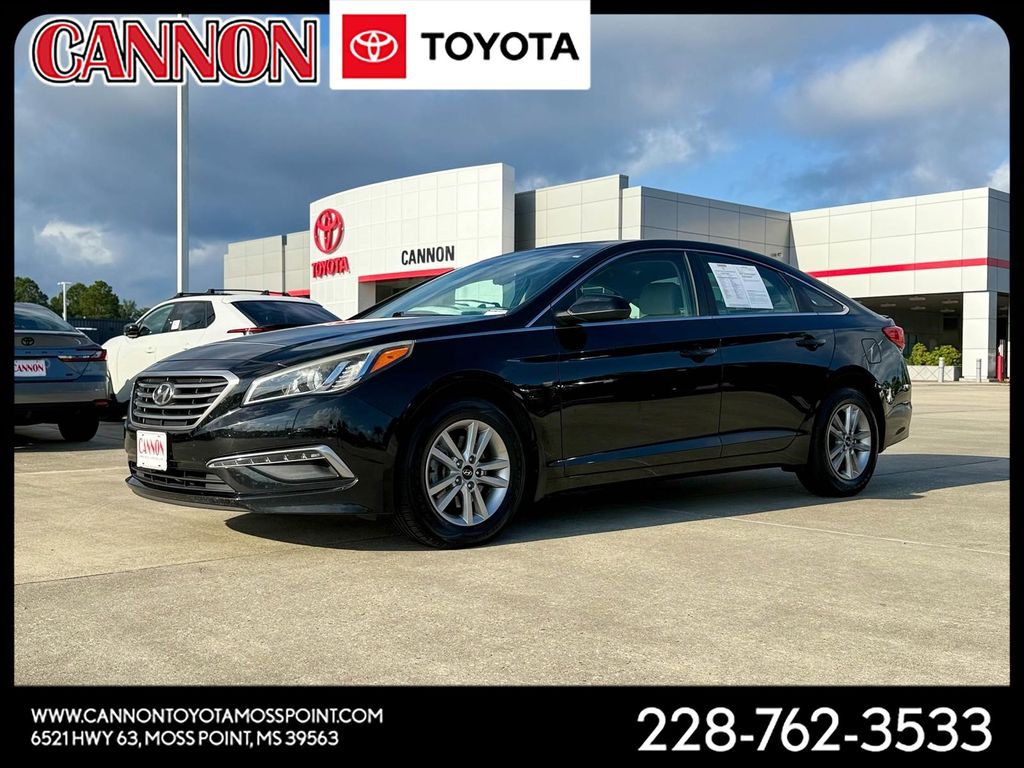 Phantom Black 2015 Hyundai Sonata SE FWD Sedan Front-Wheel Drive 6-Speed Automatic