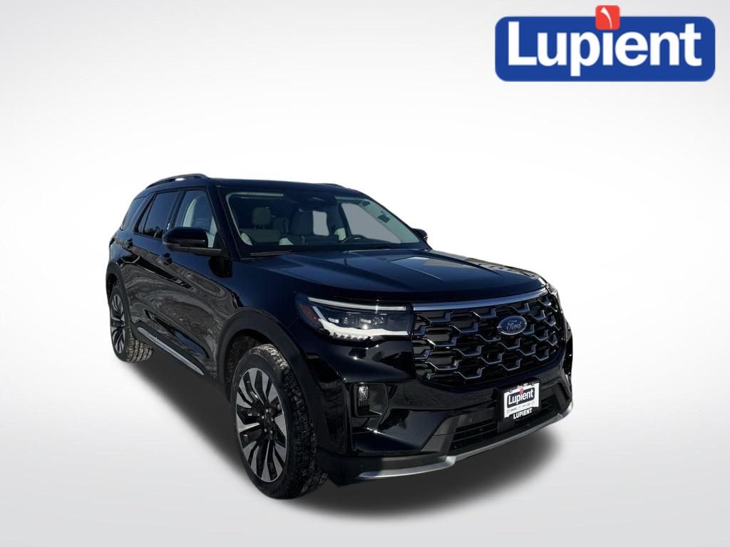 Black Metallic 2026 Ford Explorer Platinum AWD SUV / Crossover All-Wheel Drive Automatic