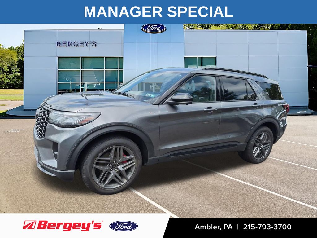 Carbonized Gray Metallic 2026 Ford Explorer SUV / Crossover All-Wheel Drive Automatic