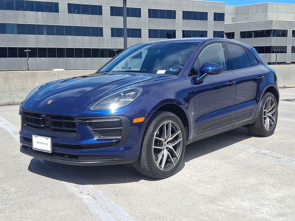 Blue Metallic 2024 Porsche Macan SUV / Crossover 7-Speed Automatic