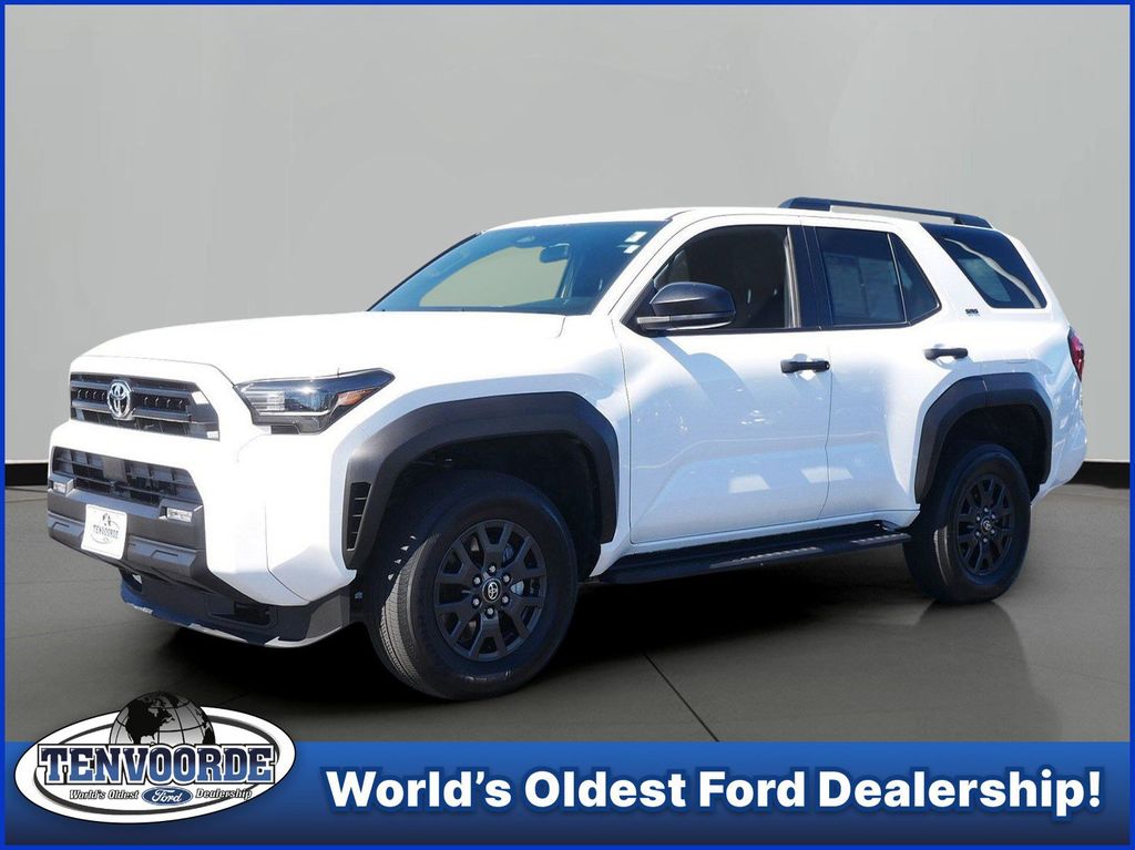 White 2025 Toyota 4Runner SUV / Crossover Four-Wheel Drive 8-Speed Automatic