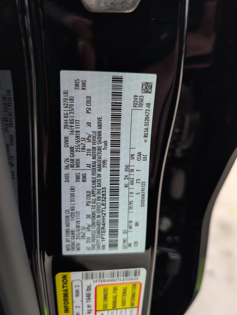 New 2026 Black Ford XLT image 36