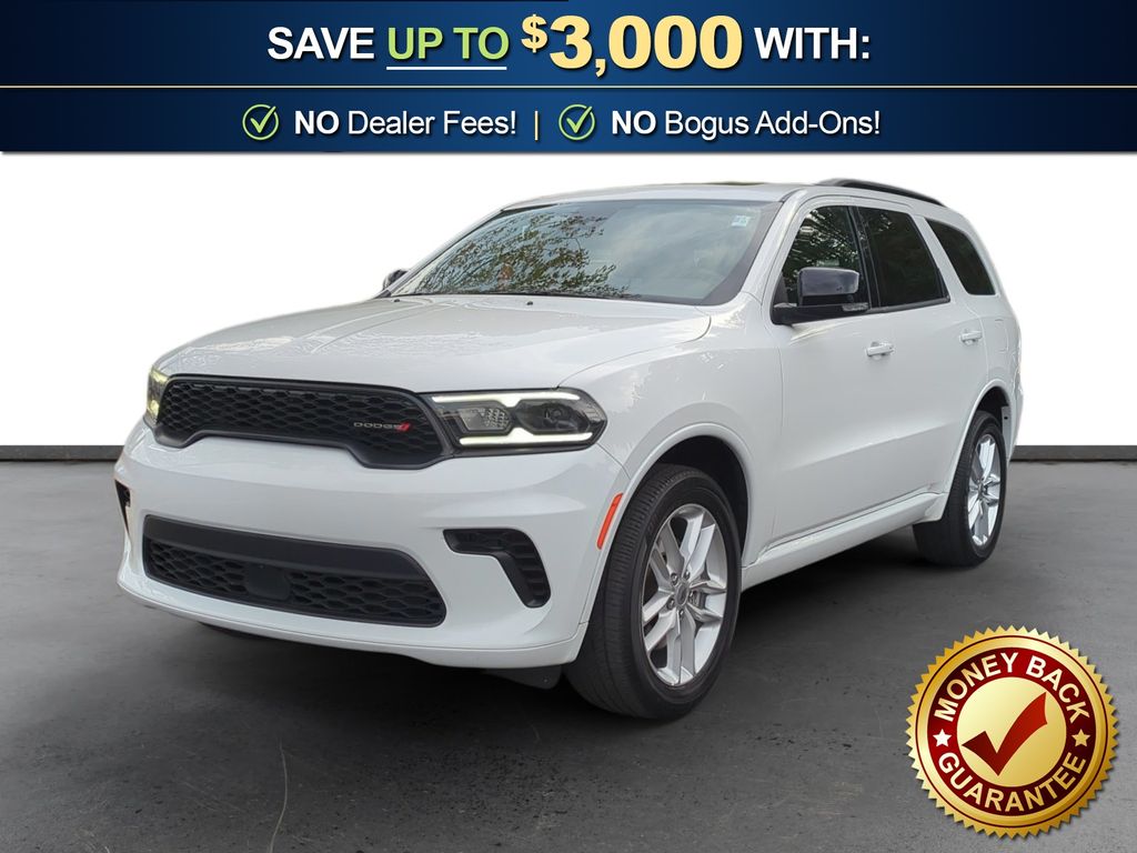 White Knuckle Clearcoat 2024 Dodge Durango GT Plus AWD SUV / Crossover All-Wheel Drive 8-Speed Automatic