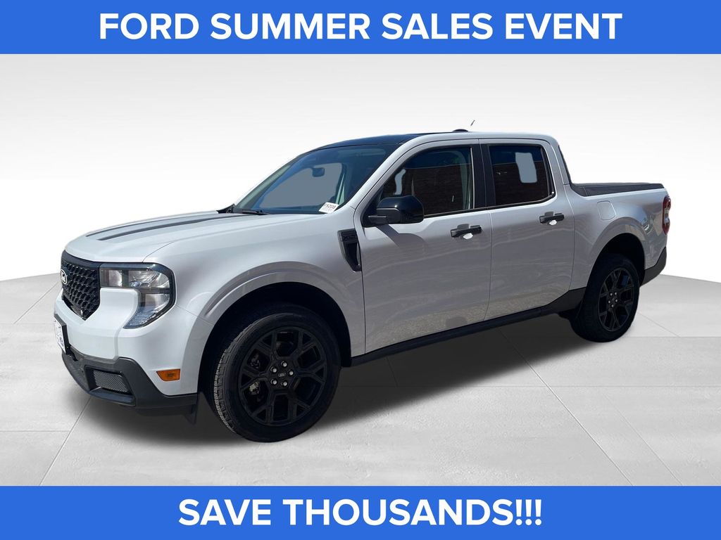 White Metallic 2025 Ford Maverick Pickup Truck All-Wheel Drive 8-Speed Automatic