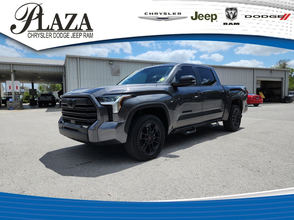 Magnetic Gray Metallic 2024 Toyota Tundra SR5 CrewMax Cab 4WD Pickup Truck Four-Wheel Drive Automatic