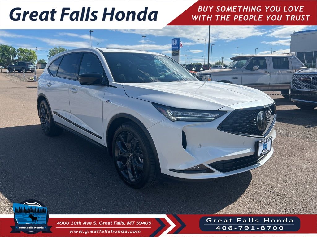 White 2024 Acura MDX SH-AWD with A-SPEC Package SUV / Crossover All-Wheel Drive Automatic