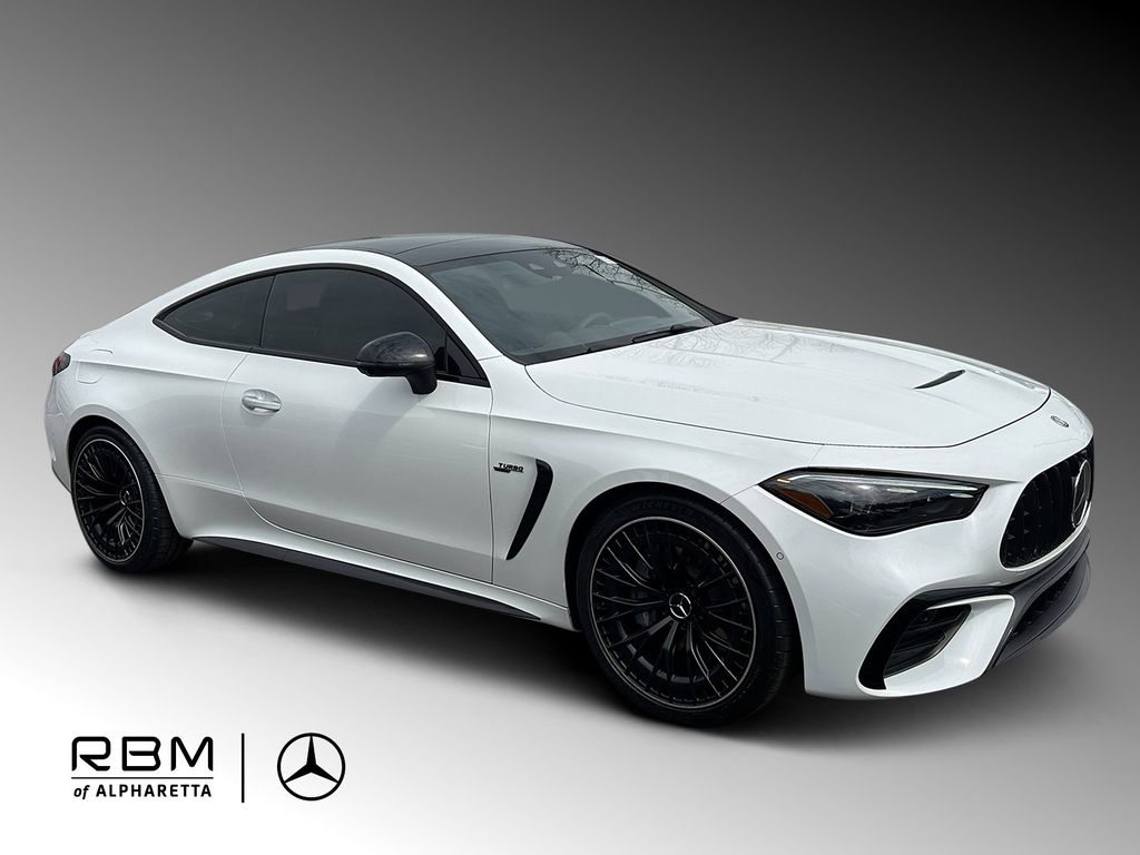 White 2026 Mercedes-Benz CLE AMG CLE 53 4MATIC Coupe All-Wheel Drive 9-Speed Automatic